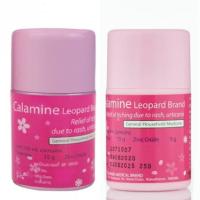 [ขวดเล็ก] Calamine 60 ml. คาลาไมน์ ตราเสือดาว แก้คัน ผดผื่น ลมพิษ ขนาด 60 มล. ( 6/4/27)