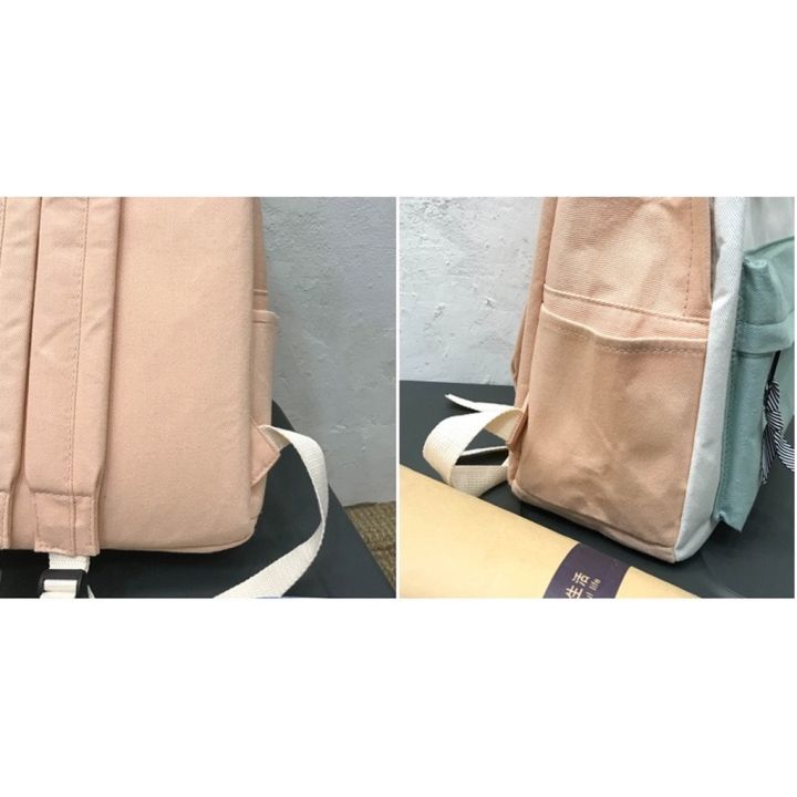 b01-กระเป๋านักเรียน-กระเป๋าสะพายหลัง-สไตล์เกาหลี-กระเป๋าเป้นักเรียนสวย-ๆ