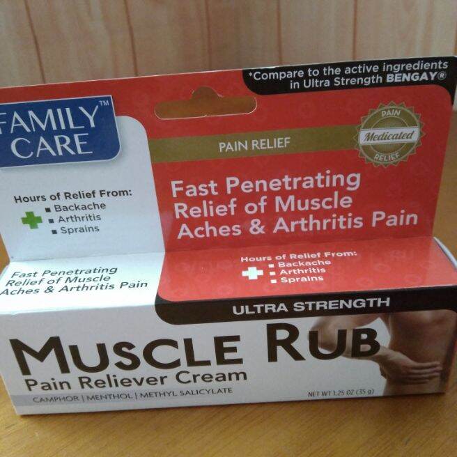 Family Care Muscle Rub Ultra Strength Pain Reliever Cream 35g Lazada PH