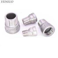 304 Stainless Steel Pipe Fitting 3/8 1/2 3/4 1 1-1/4 1-1/2 BSP Male to Female Thread Tube Connector