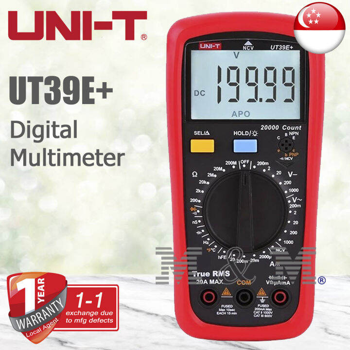 UNI-T UT39A+ UT39C+ UT39E+ Digital Multimeter Resistance Capacitance ...