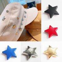 Five-Pointed Star Metal Screws Luggage Shoes Hats Decoration Accessories Alloy Flat Rivets Diy Tools Hip hop punk style Buttons