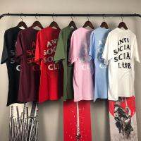 ✓ UNIQLO ผ่านการระบุตัวตนสนับสนุน ASSC ต่อต้านสังคมโซเชียลคลับทันสมัยเสื้อยืดแขนสั้นพิมพ์ลายตัวอักษรสำหรับทั้งหญิงและชาย