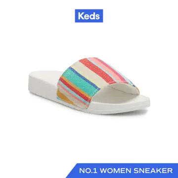 Keds rainbow slides hot sale