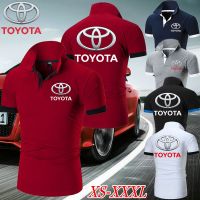 ใหม่ล่าสุด เสื้อยืดโปโล แขนสั้น พิมพ์ลายโลโก้ Toyota คุณภาพสูง สําหรับผู้ชาย 2021