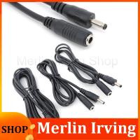 Merlin Irving Shop 10pcs 1/3/5/10 Meter DC Male Female 3.5mm x 1.35mm Power Connector charging Cable Extension Cord Adapter for CCTV Camera q1