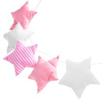 Star Moon Ornament Bed Hanging Decor The Banner Photo Prop Cloth Bedroom Decoration Child