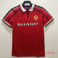 1998-99 Manchest United home retro jersey football shirt soccer Jersey