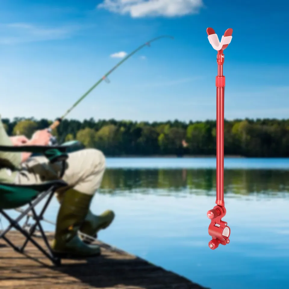 Universal Angle Adjustable Fishing Rod Holder Stand Aluminum Alloy