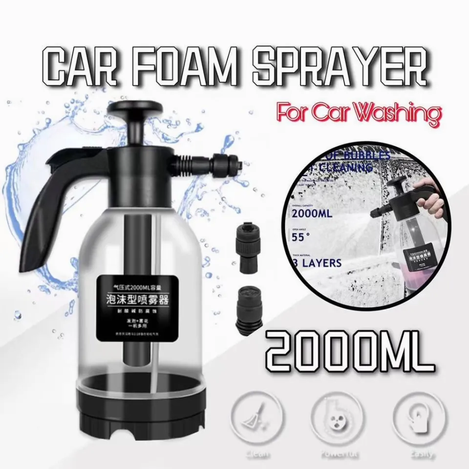 2L Foam cars watering washing tool car wash sprayer foam nozzle