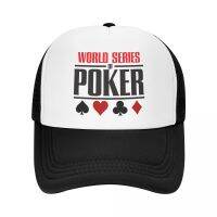 Classic World Series Of Poker Trucker Hat Women Men Personalized Adjustable Adult Card Game Baseball Cap Hip Hop Snapback Caps