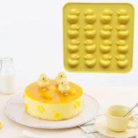 Wilk 3D Silicone Cartoon Style Cute Little Duck Shape Chocolate Fondant Mold Cake Decorating Tools Jelly Ice Cubes Baking Accessories