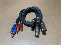 สาย XLR เมีย to RCA (จำนวน 4 เส้น)