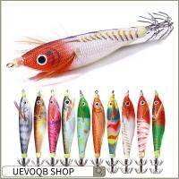 UEVOQB SHOP 3pcs อุปกรณ์ตกปลาแท็กเกิล เหยื่อกุ้งไม้ ตะกั่ว Sinker 10เซนติเมตร9.6กรัม ตะขอรูปปลาหมึก 2023 ตะขอระเบิดได้ เหยื่อล่อปลาหมึก เหมือนจริงเหมือนจริง