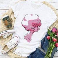 เสื้อยืดผ้าฝ้ายรูปแบบสีสันเกาหลีแฟชั่น Tees ผู้หญิง Harajuku T Shirt Simple Ropa Mujer หญิง Kawaii เสื้อยืด Tee-เสื้อ Streetwear