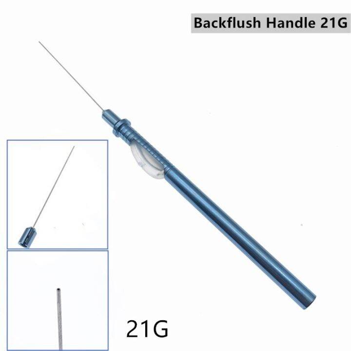 Aspiration Needle Straight With Silica Gel Cannulation Inside Backflush