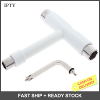 IPTY 1PC T-Type สเก็ตบอร์ดเครื่องมือไขควงซ็อกเก็ตสเก็ต T-TOOL KICK Scooter TOOL