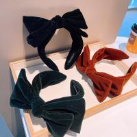 【CC】 New 2021 Headband Bow Hairbands Thickened Gold Hair Accessories Headwear Hoop Bezel