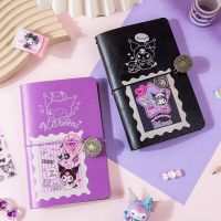 ۞ 2Pcs Kawaii Sanrios Notebook Cute Kuromi Notebook Pocket Book Leather Cover Travel Book 32 Pages Notebooks Writing Pads