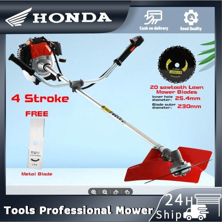 Honda Grass Trimmer 4 Stroke Brush cutter Tiller attachment with Big ...