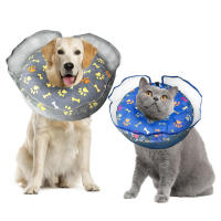 Soft Dog Cone Inflatable Dog Cone Elizabethan Collar Anti-licking Dog Neck Donut Recovery Collar for Dogs and Cats Prevent Pets from Biting Scratching well made