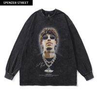 Spenzer.street | ?lamello ball swater  เสื้อโอเวอร์ไซส์ เสื้อกันหนาว  แขนยาว เสื้อy2k ทราวิส 2pac ฮิต 2022  มาใหม่