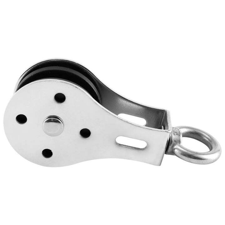 300Kg Bearing Pulley Lifting Quiet Wheel Gym UGrooved Heavy Duty