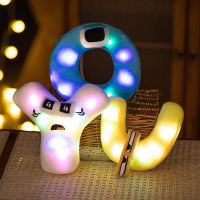Light Lore Colorful Alphabet Glowing Letter Plush Toy Pillow Cartoon Kids Gift