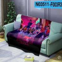 2023 in stock Hot Horror Movie Stranger Things Blankets for Beds Soft Thin Blanket Queen Size Rome Decor Winter Bedding Cover Kid Gift Picnic，Contact the seller to customize the pattern for free