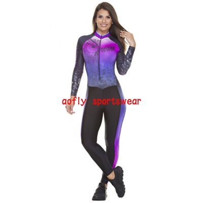 [COD] Women 39;s Triathlon Sleeve Cycling Skinsuit Sets Maillot Ropa Ciclismo Aofly 2021 Jersey Kits Jumpsuit