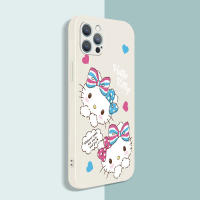 สำหรับ Samsung Galaxy Note 20 Ultra Note 10 Plus เคสโทรศัพท์การ์ตูนน่ารักแถบสีชมพูหูกระต่าย Hello Kitty ป้องกันเลนส์กล้องกรอบสี่เหลี่ยมขอบ