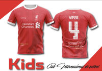 (ไซส์เด็ก)เสื้อพิมพ์ลาย ยอดฮิต ลาย เฟอร์จิล ฟัน ไดก์ Liverpool