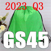 ล่าสุด2023 Q3 GS 45ถุง Drawstring GS45เข็มขัดกันน้ำกระเป๋าเป้สะพายหลังรองเท้าเสื้อผ้าโยคะวิ่งออกกำลังกายกระเป๋าเดินทาง