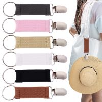 Outdoor Travel Accessory Outdoor Camping Hiking Hat Keeper Clip Hat Holder for Travel Elastic Strap Cap Clips Multifunctional Gloves Clip Durable Elastic Hat Clip