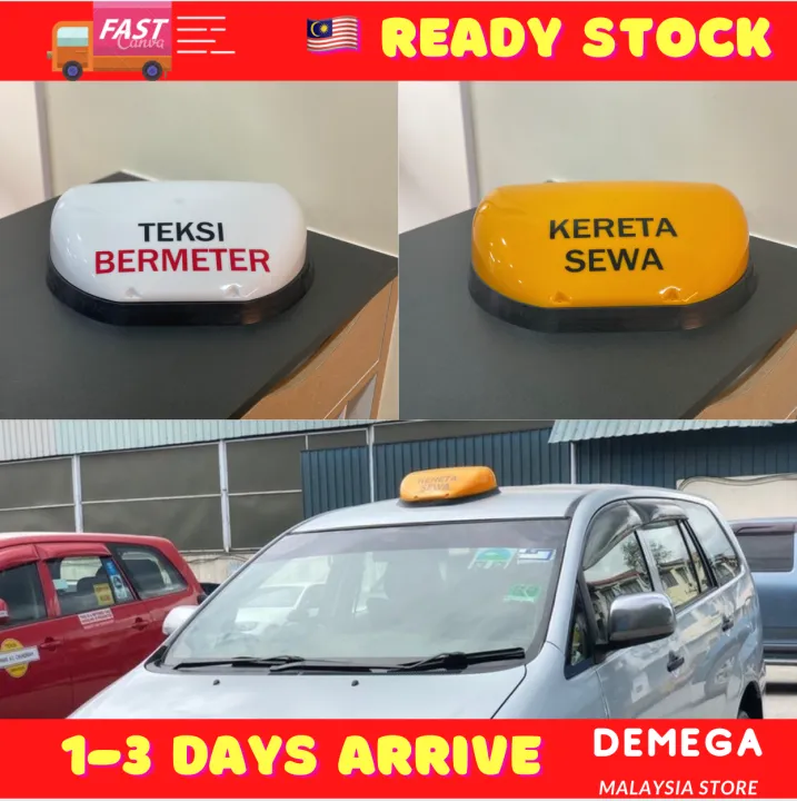 KERETA SEWA/TEKSI Bermeter Bumbung Teksi (Shell Type) | Lazada