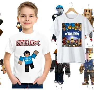 Kids and Adult Shirts Roblox T-Shirt for Children Boys Girls Men Women  Fashion Wear Tees