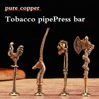 【CC】 1Pcs Pipe Pressure Stick Sheep Feather Axe Tobacco Bar Accessories