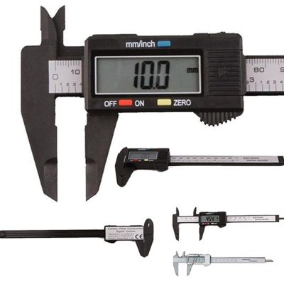 150mm 6 Inch LCD Digital Electronic Carbon Fiber Vernier Caliper Gauge Micrometer Measuring Tool New Arrival