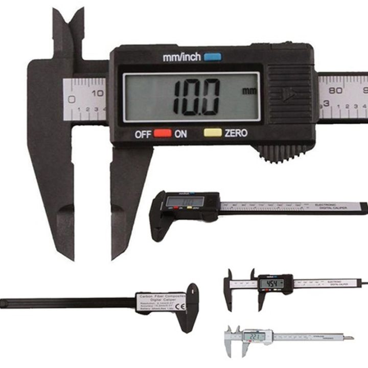 150mm-6-inch-lcd-digital-electronic-carbon-fiber-vernier-caliper-gauge-micrometer-measuring-tool-new-arrival