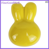 ลูกบิดประตูเซรามิคโบราณมือจับกระต่าย FineGoodWell สำหรับตู้ลิ้นชักตู้เสื้อผ้าตู้ตู้เสื้อผ้าเด็กด้ามจับตู้ที่จับประตู