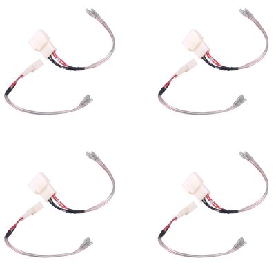 8Pcs Car Tweeter Dash Front Speaker Wire Harness Cable Adapter Fit for Toyota Tacoma 2016 2017 2018 2019