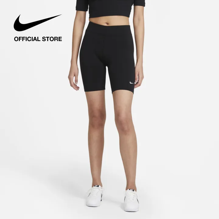 black biker shorts in store
