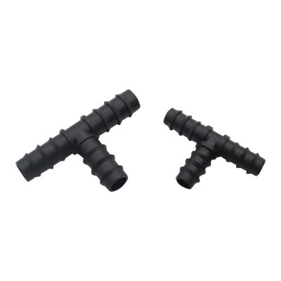 DN16 DN20 Barbed Tee Connector Plumbing Pipe Fittings T-Shape hose Joint Splitter Bathroom accessories 5 Pcs Pipe Fittings Accessories