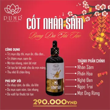 Pumr cốt nhân sâm có tác dụng gì?
