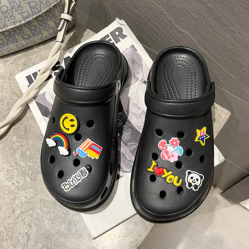 Crocs Classic Bae Clog highheeled Slippers Flipflops beach shoes