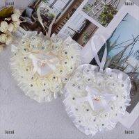 ❦ 【lucaixCOD】Roses Heart Ring Pillow wedding rings wedding bridal pillow Wedding Ba