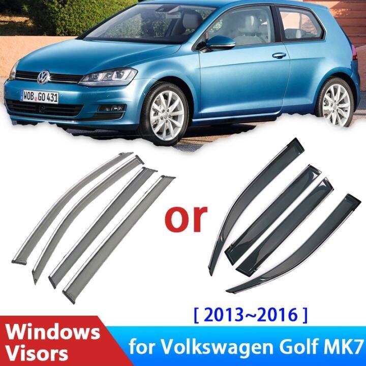Car Windows Visors for VW Golf 7 Accessories Mk7 VIII 2013 2016