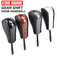 คาร์บอนไฟเบอร์รถเกียร์อัตโนมัติ Stick Knob HandBall สำหรับ BMW E46 E53 E60 E61 E87 E39 E83 E81 E82 E64 E92 E93