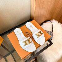 TODSˉchain leather slippers for womens new summer "Bai Yi" light external slippers flat slippers