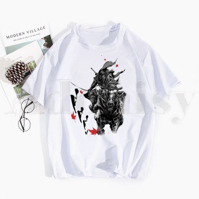 Ghost Of Tsushima T-shirts For Men And Women Japanese Style Shirts Jin Sakai Samurai Casual T Shirts 100% Cotton Gildan